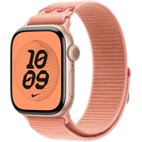 Apple Watch 42/41/40/38mm Alpenglow Pink prevliekací športový remienok Nike - Remienky