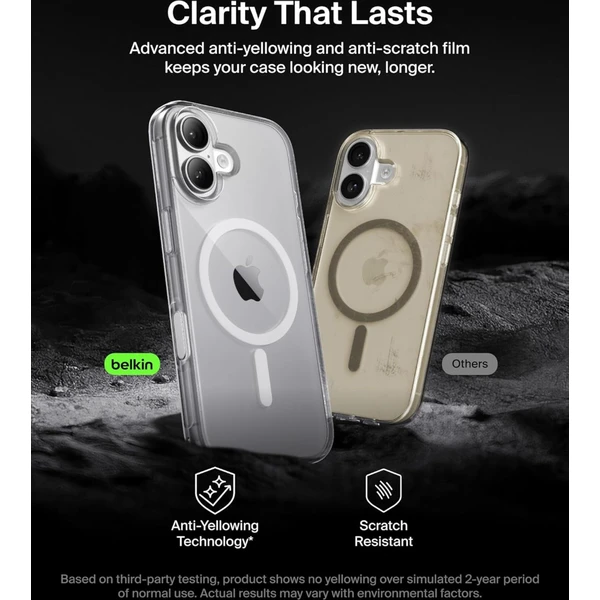 Belkin SheerForce MagSafe kryt iPhone 17 číry - Puzdra - Obrázok T2CN000K01