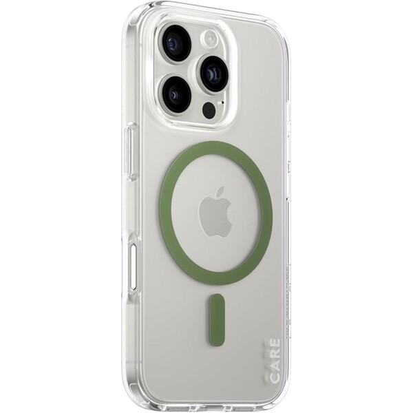 E-shop PanzerGlass® CARE kryt Apple iPhone 16 Pro MagSafe Urban Combat číry/zelený