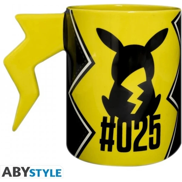 3D Hrnček Abysse Corp Pokémon - Pikachu Lightening Bolt 460 ml - Hrnčeky - Obrázok T2EF000L01