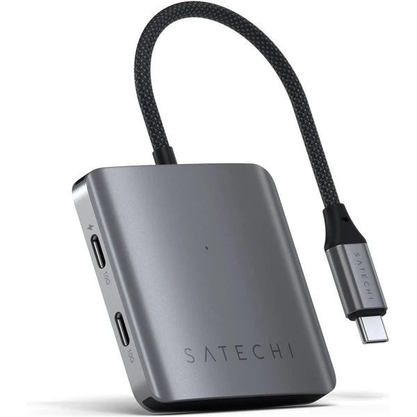 Satechi štvorportový USB-C húb s PD vesmírne šedý - USB huby - Hlavný obrázok