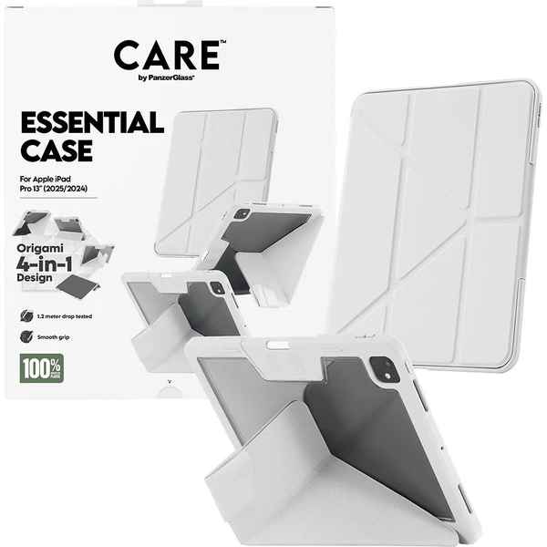 PanzerGlass® CARE 4v1 Essential puzdro Apple iPad Pro 13" (2025/2024) sivé - Puzdra - Hlavný obrázok