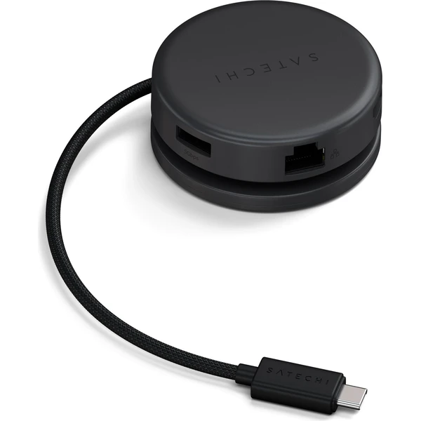 Satechi OntheGo 7v1 USB multiportový Hub čierny - USB huby - Obrázok T30N000K01