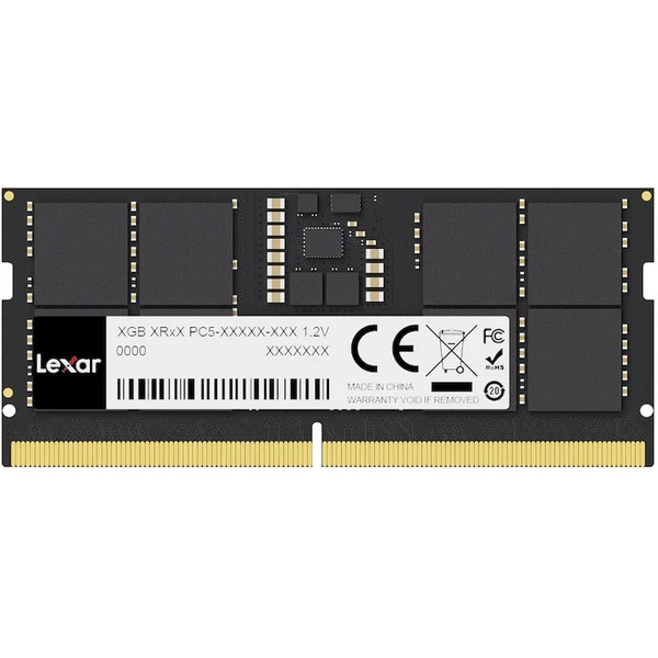 Lexar DDR5 16GB 5600MT/s CL46 SO-DIMM (1x16GB) - Operačné pamäte - Obrázok T379000J01