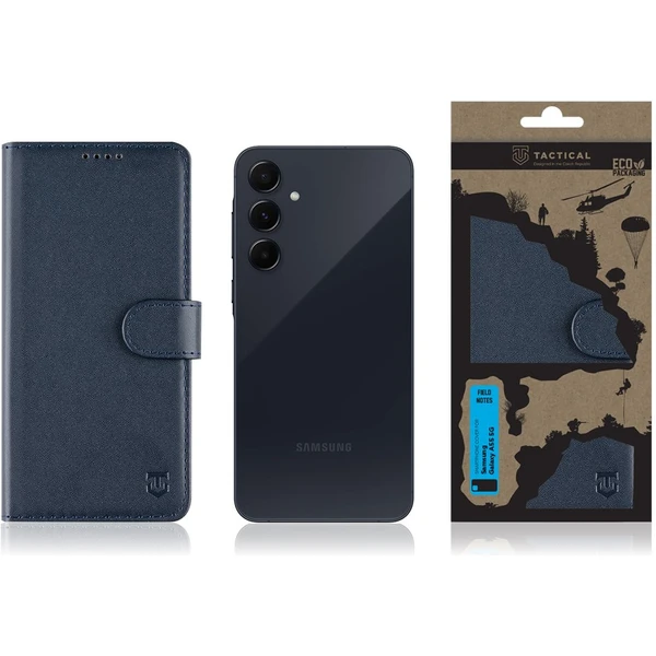 Tactical Field Notes púzdro Samsung Galaxy A55 5G modré - Puzdra - Obrázok T383000K01