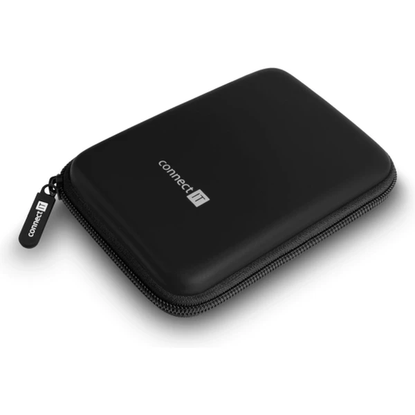 CONNECT IT HardShellProtect pevné škrupinové ochranné púzdro na 2,5" HDD čierna - Puzdra - Obrázok T3N0000J01