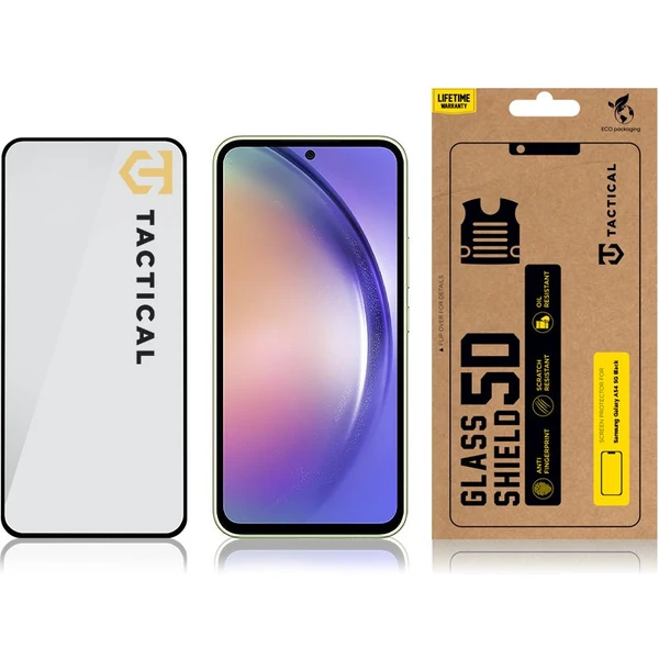 Tactical 5D Glass Shield sklo Samsung Galaxy A54 5G čierne - Ochranné fólie a sklo - Obrázok T3UM100501