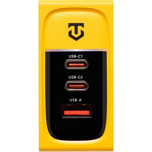 Tactical Nett Warrior GaN 100W nabíjačka žltá - Nabíjačky - Obrázok T4A8000701