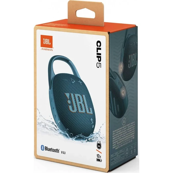 JBL Clip 5 modrá - Reproduktory - Obrázok T4R4000O01
