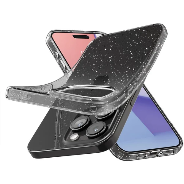 Spigen Liquid Crystal Glitter kryt iPhone 15 Pro  trblietavý - Puzdra - Obrázok T4U8000601
