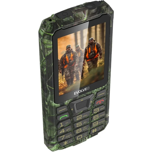 EVOLVEO StrongPhone Z6 zelená kamufláž - Mobilné telefóny - Obrázok T4V4000K01