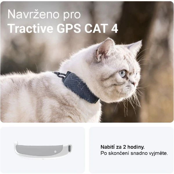 Tractive USB-A napájací kábel pre GPS DOG 4/CAT 4 biely - Káble a redukcie - Obrázok T503000L01
