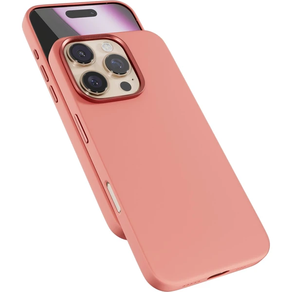 Epico Mag+ Silicone kryt pre iPhone 16 Pro broskyňovo ružová - Puzdra - Obrázok T56C000L01
