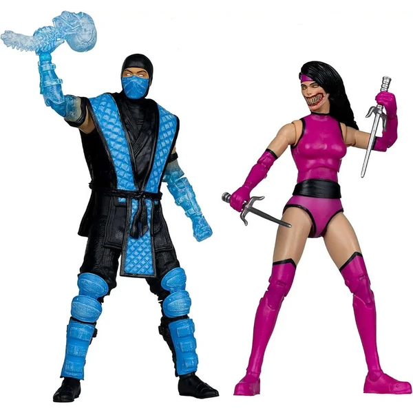 Set dvoch figúrok McFarlane Toys Mortal Kombat Klassics - Sub-Zero vs Mileena 18 cm - Figúrky - Obrázok T56N000K01
