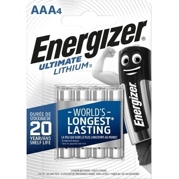 Energizer FR03/4BP Ultimate Lítium AAA, 4 ks - Batérie - Hlavný obrázok