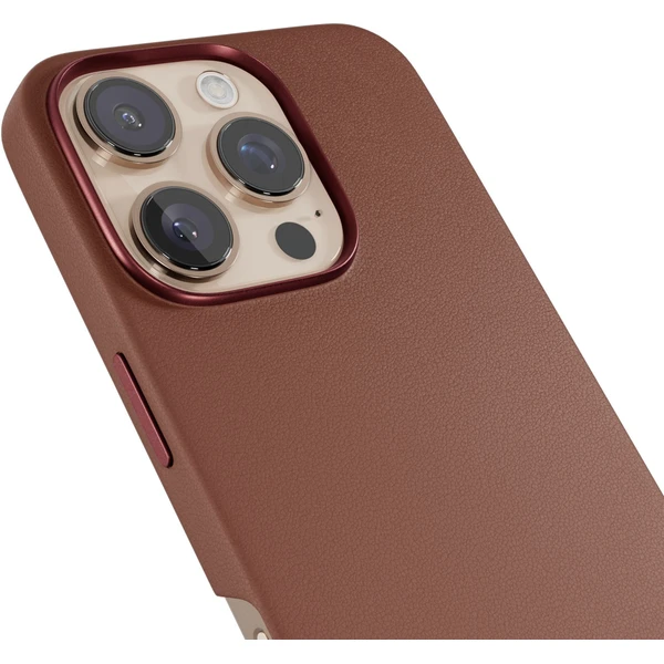 Epico Mag+ Leather kryt pre iPhone 16 Pro Max hnedá - Puzdra - Obrázok T5FA000K01