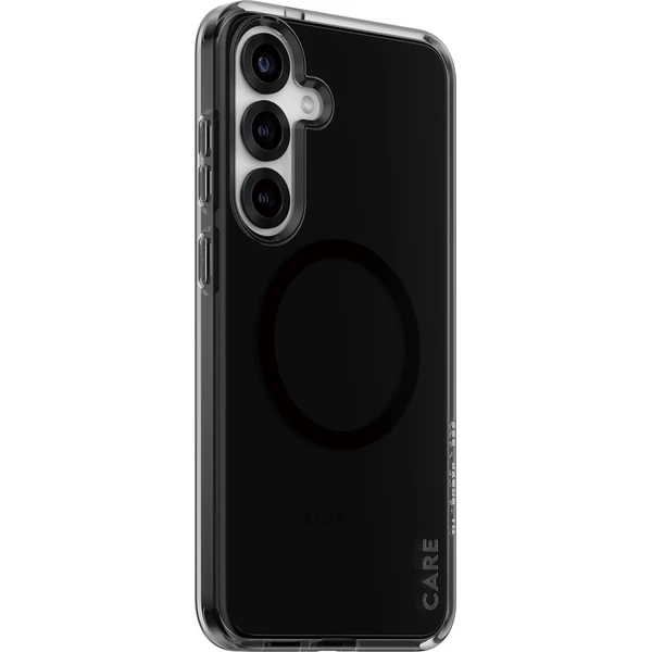PanzerGlass® CARE kryt Samsung Galaxy S25+ Smokey dymový/čierny QI - Puzdra - Hlavný obrázok