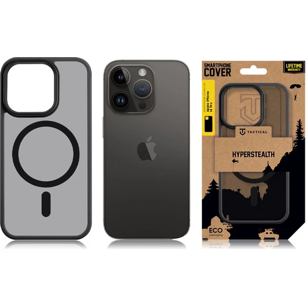 Tactical MagForce Hyperstealth kryt iPhone 14 Pro Asphalt - Puzdra - Obrázok T5G1000701