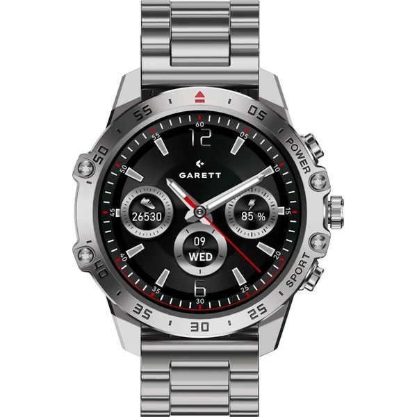 Garett Smartwatch V14 strieborné - Inteligentné hodinky - Obrázok T5GE000O01