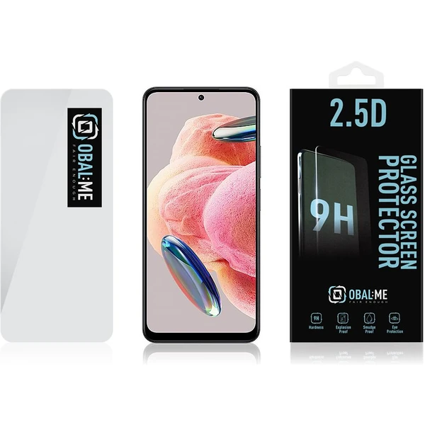 Obal:Me 2.5D tvrdené sklo Xiaomi Redmi Note 12 4G/5G číre - Ochranné fólie a sklo - Obrázok T5K6000701