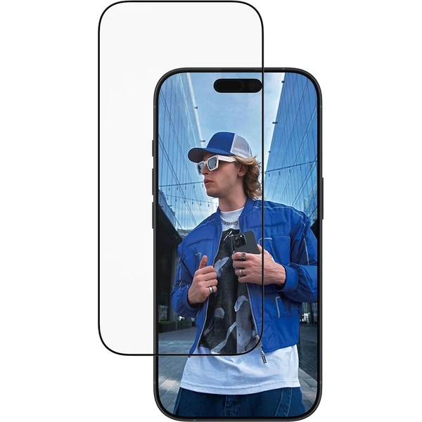 PanzerGlass® Ultra-Wide Fit sklo Apple iPhone 17/16 Pro s inštalačným rámčekom - Ochranné fólie a sklo - Obrázok T5KH000K01