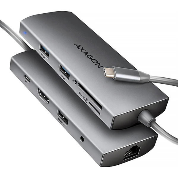 AXAGON HMC-8HLSA 9v1 USB-C húb - Dokovacie stanice - Hlavný obrázok