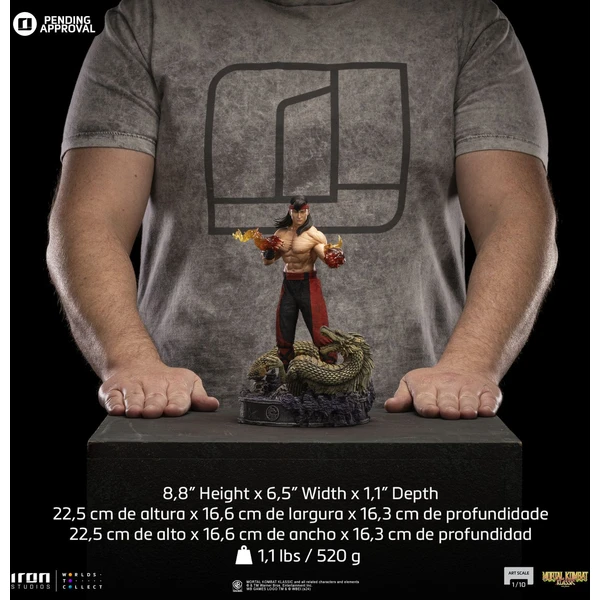 Soška Iron Studios Art Scale 1/10 Mortal Kombat - Liu Kang - Sochy a sošky - Obrázok T5YA000L01