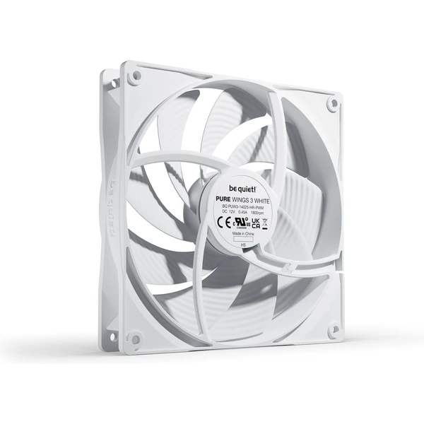 Be quiet! Pure Wings 3 140mm PWM high-speed biely - Ventilátory pre PC - Obrázok T63B000L01