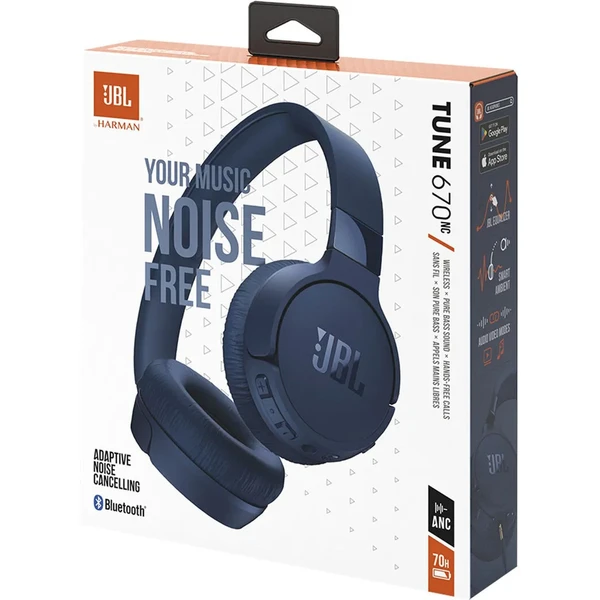 JBL Tune 670NC slúchadlá modrá - Slúchadlá - Obrázok T66F000L01