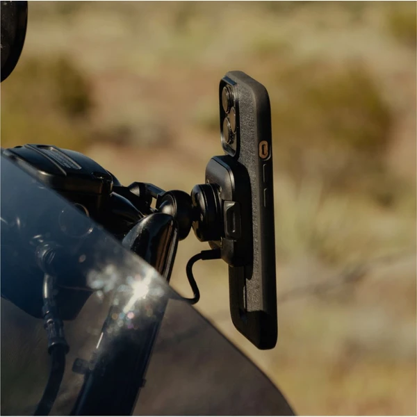 Peak Design Motorcycle Brake/Clutch Mount MagSafe držiak na motorku čierny (s nabíjaním) - Držiaky - Obrázok T6AE000P01