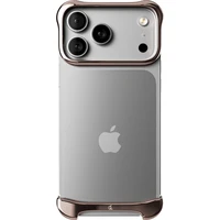 Arc Pulse Aluminium ochranný hliníkový rám iPhone 17 Pro ružový bronz - Puzdra