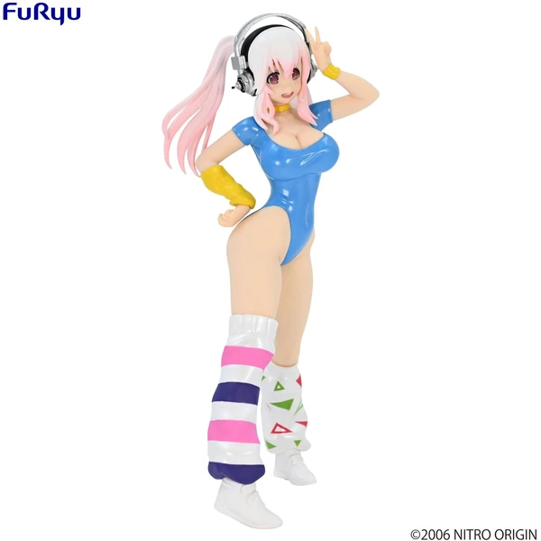 Soška Fury Super Sonico - Super Sonico Concept Outfit 80's (Blue Version) 18 cm - Sochy a sošky - Obrázok T6IA000P01