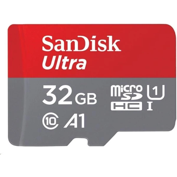 SanDisk Ultra MicroSDHC A1 Class 10 UHS-I Android pamäťová karta 32GB + adaptér (SDSQUA4-032G-GN6TA) - Pamäťové karty - Hlavný obrázok