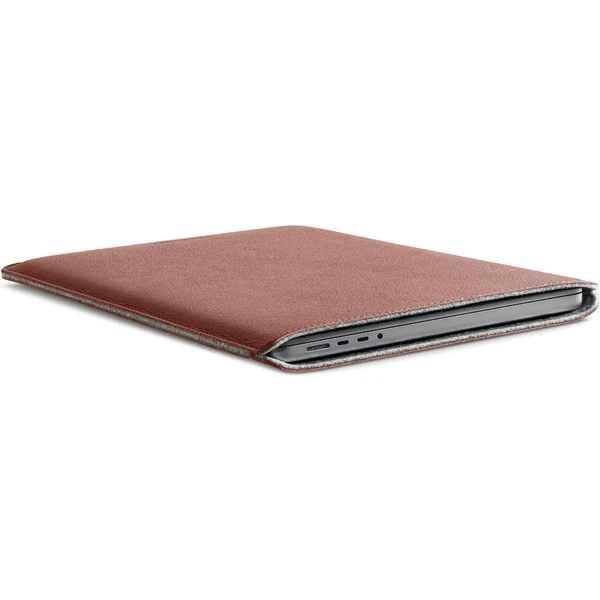 Woolnut kožené Sleeve púzdro pre 16" MacBook Pro hnedé - Puzdra - Obrázok T6SR100501