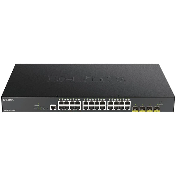 D-Link 24-portový gigabitový PoE inteligentný spravovaný switch - Switche - Hlavný obrázok