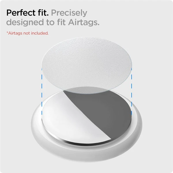 Spigen AirSkin Shield HD 4 Pack ochranná fólia Apple AirTag číra - Ochranné fólie a sklo - Obrázok T75KF00101