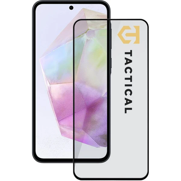 Tactical Glass Shield 5D sklo Samsung Galaxy A35 5G čierne - Ochranné fólie a sklo - Hlavný obrázok