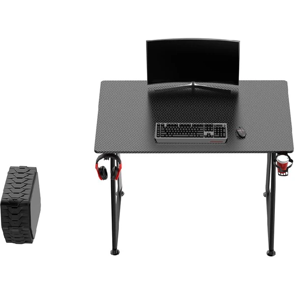 ULTRADESK ENTER V2 kompaktný herný stôl 100x60 cm čierny - Stoly - Obrázok T7QXF00101