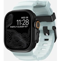 Nomad Rocky Point Bandremienok Apple Watch 49/45/44/42mm čierny/ľadovo modrý - Remienky
