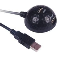 PremiumCord USB-A/USB-A stolový držiak USB zariadení 1,8m čierny - Káble a redukcie