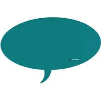 Rocada Skin Shape Talk 6440-5021 magnetická tabuľa vodná modrá RAL 5021 - Magnetické tabule