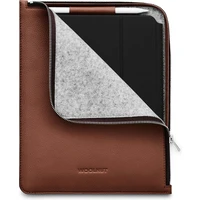 Woolnut Leather Folio kožené puzdro iPad Pro 11"/iPad Air 11" hnedé - Puzdra