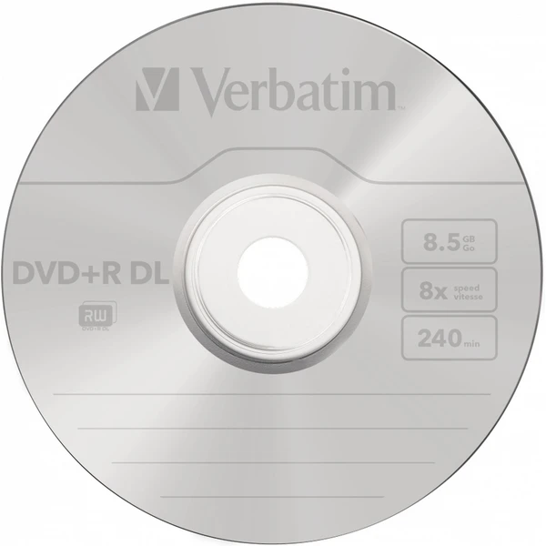 VERBATIM DVD+R(5 ks)DoubleLayer/Jewel/8x/8,5GB - Optické disky - Obrázok T8P2000P01