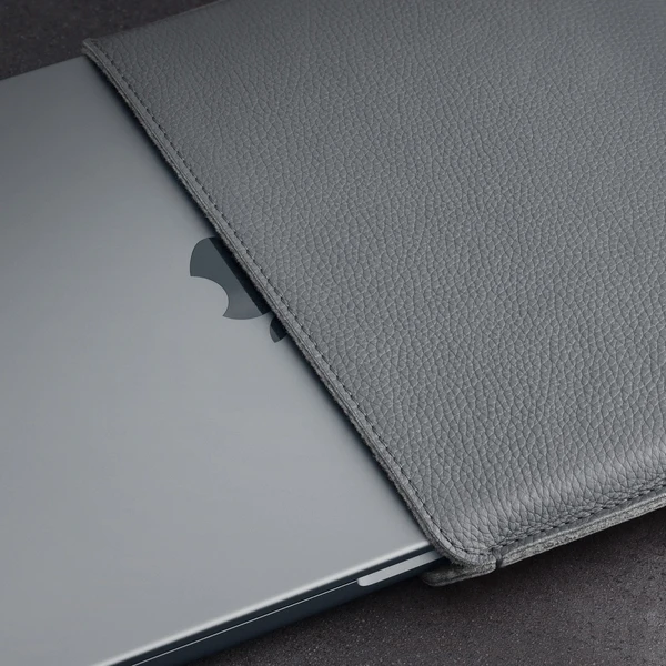 Woolnut kožené Sleeve púzdro pre 15" MacBook Air šedé - Puzdra - Obrázok T8SR100501