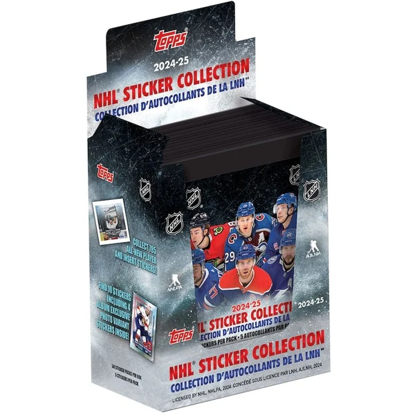 Topps hokejové samolepky NHL 2024/25 Collection Pack (5 ks) - Zberateľské karty a nálepky - Obrázok T92H000L01