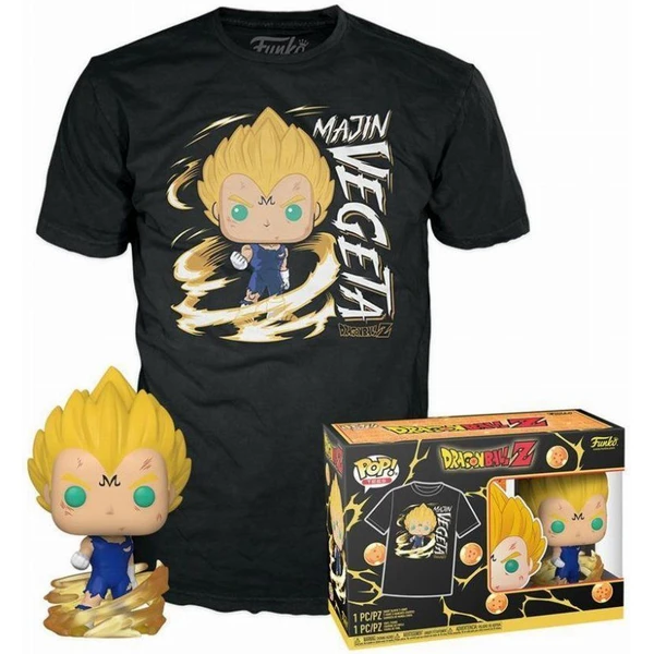 Funko POP! & Tee: Dragon Ball Z - Majin Vegeta (GITD) XL - Darčekové sady - Hlavný obrázok