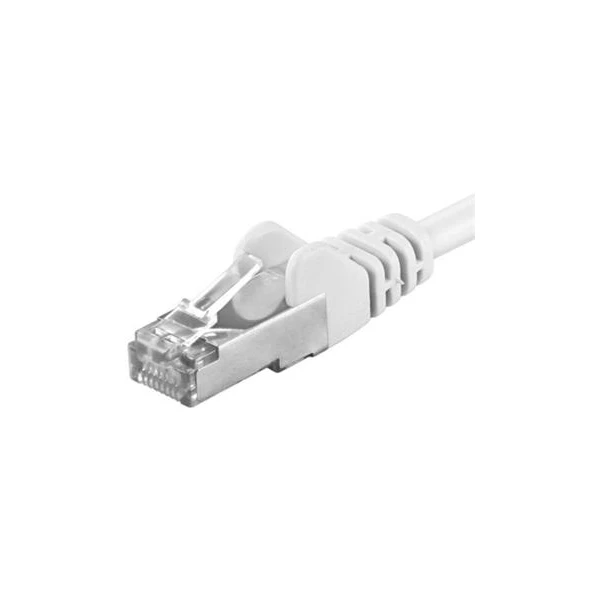 PremiumCord RJ45/RJ45 Cat6a S-FTP patch kábel 3m biely - Káble a redukcie - Hlavný obrázok