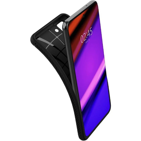 Spigen Rugged Armor kryt Samsung Galaxy S21 FE 5G čierny - Puzdra - Obrázok T9E0700301