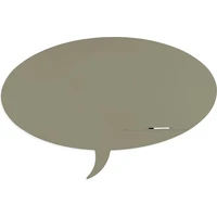 Rocada Skin Shape Talk 6440-7033 magnetická tabuľa cementová šedá RAL 7033 - Magnetické tabule