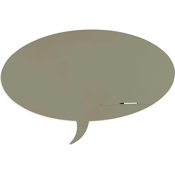 Rocada Skin Shape Talk 6440-7033 magnetická tabuľa cementová šedá RAL 7033 - Magnetické tabule - Hlavný obrázok